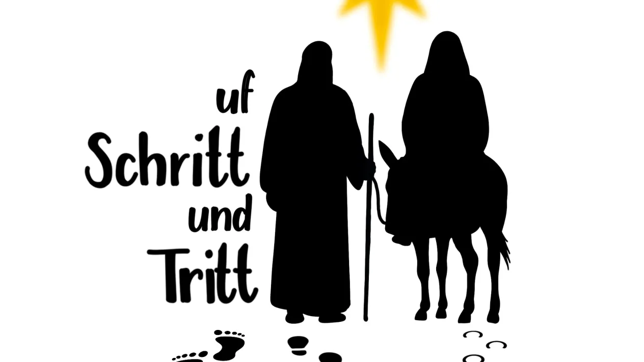 Logo Weihnachtsmusical 2025 (Foto: zvg) Logo Weihnachtsmusical 2025 — Uf Schritt und Tritt (Foto: zvg)